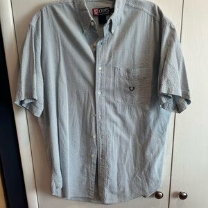 Chaps Ralph Lauren Light Gray Men's Casual Shirt